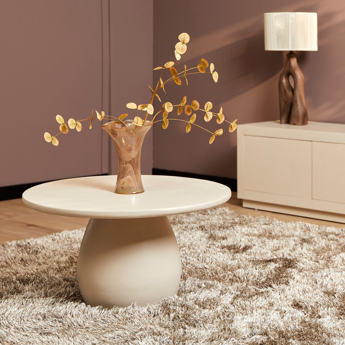 Couchtisch Mosi Sand Mangoholz 70 cm