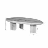 Couchtisch Zillah Natur Eichenholz 130 cm