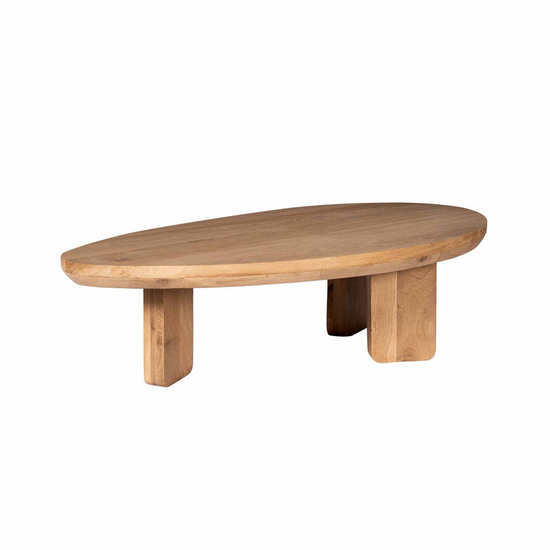 Couchtisch Zillah Natur Eichenholz 130 cm