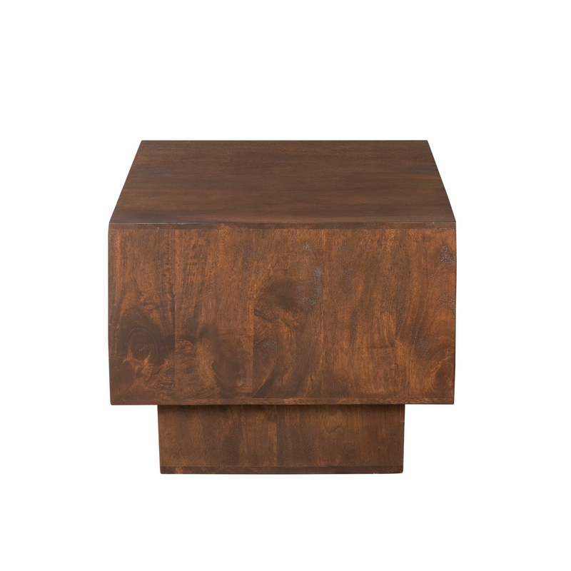 Couchtisch Livia Braun Mangoholz 56 cm