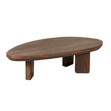 Couchtisch Zillah Braun Eichenholz 130 cm