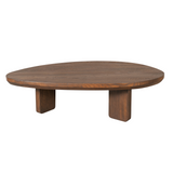 Couchtisch Zillah Braun Eichenholz 130 cm