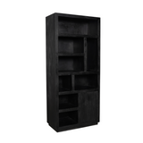 Regal Brussel Schwarz Mangoholz 90 cm