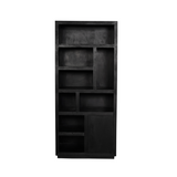 Regal Brussel Schwarz Mangoholz 90 cm