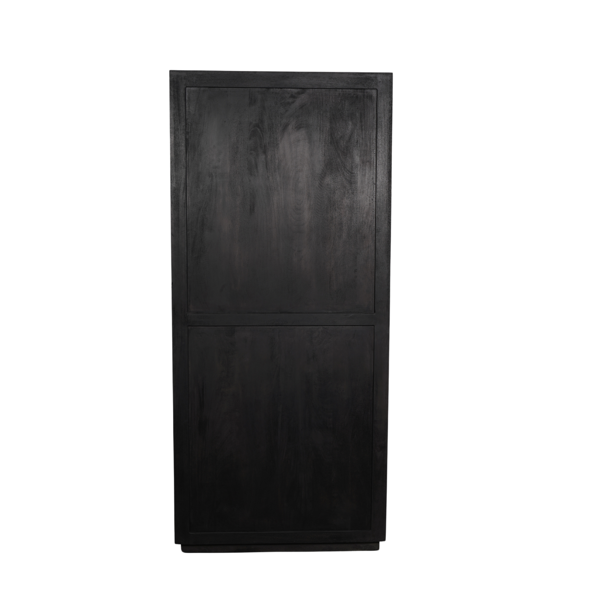 Regal Brussel Schwarz Mangoholz 90 cm