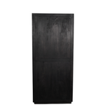 Regal Brussel Schwarz Mangoholz 90 cm