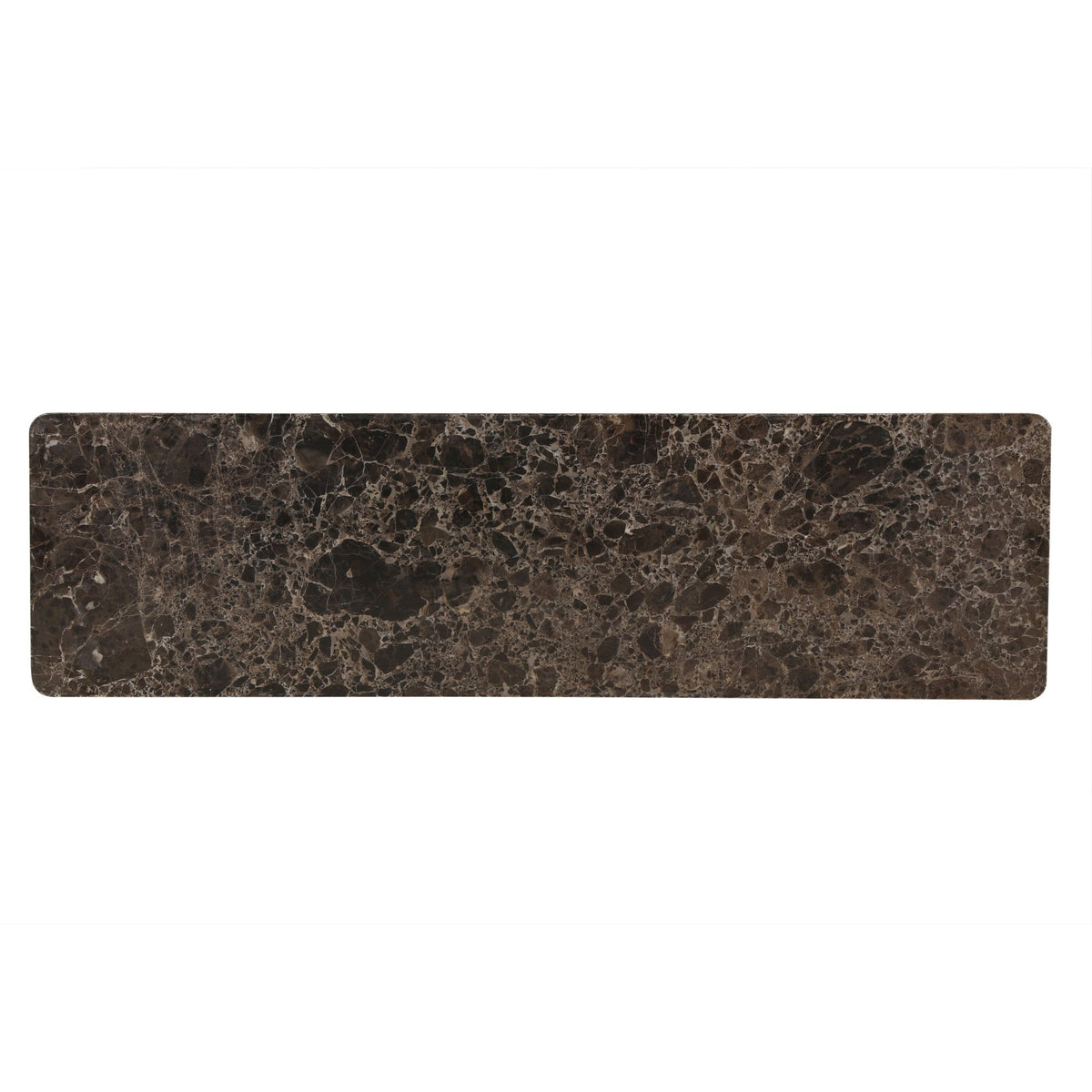 Aufsatzplatte Regal XL Dallas Braun Marmor