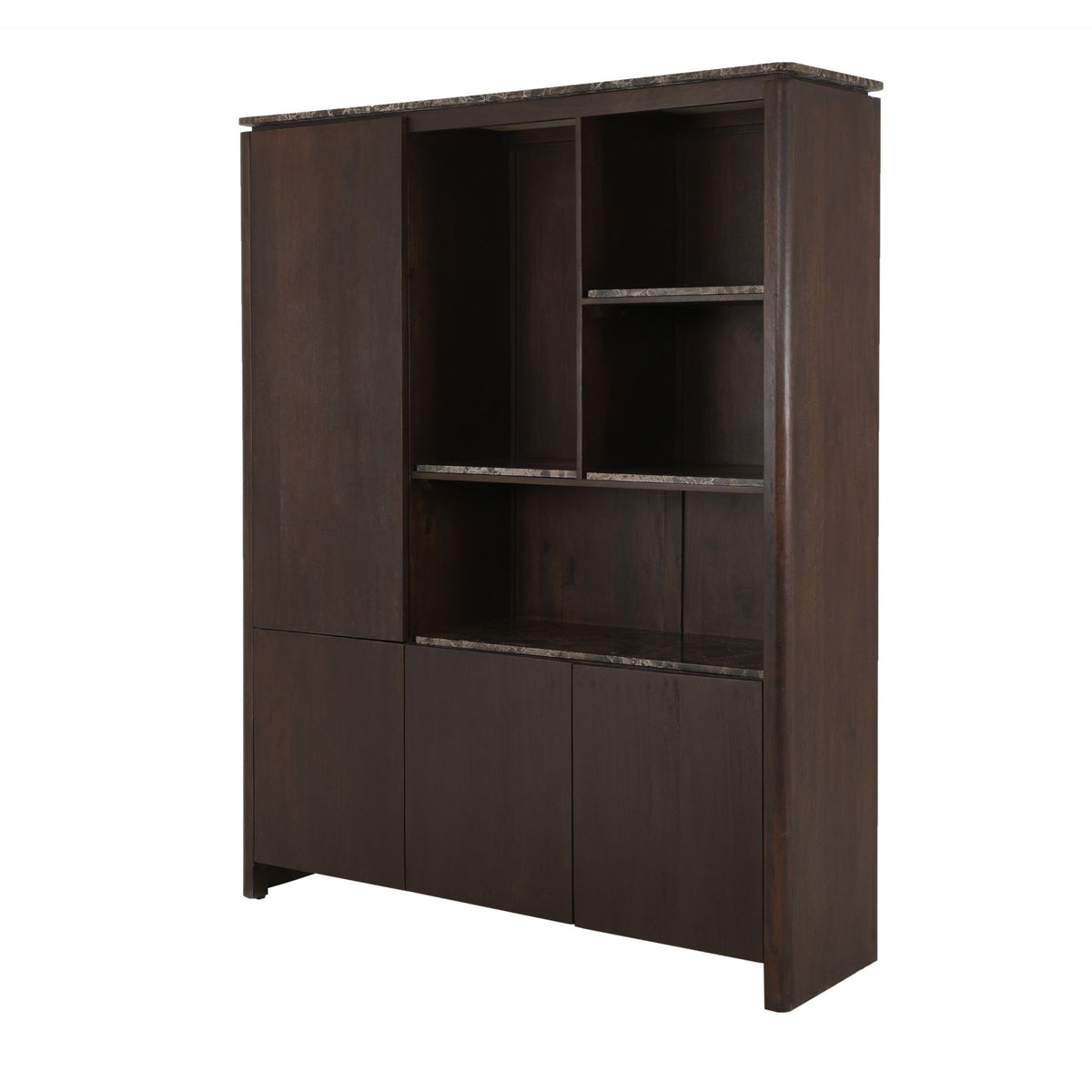 Aufsatzplatte Regal XL Dallas Braun Marmor