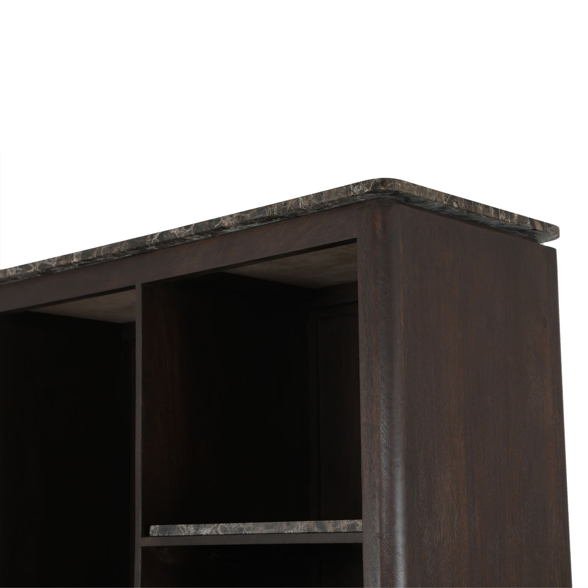Aufsatzplatte Regal XL Dallas Braun Marmor