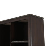 Aufsatzplatte Regal XL Dallas Braun Marmor