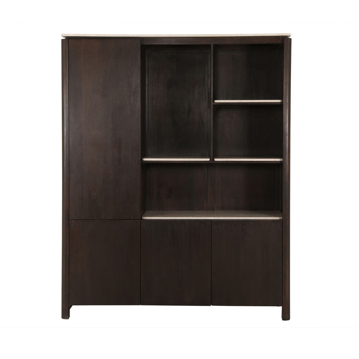 Aufsatzplatte Regal XL Dallas Braun Marmor
