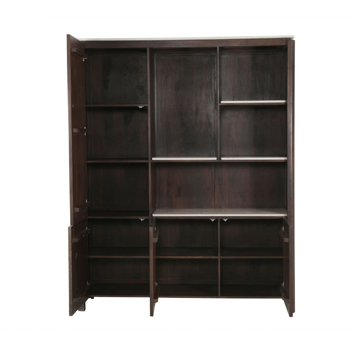 Aufsatzplatte Regal XL Dallas Braun Marmor