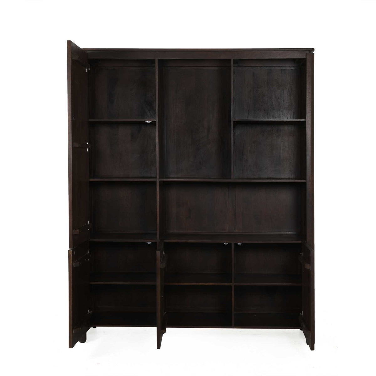 Regal XL Dallas Braun Mangoholz 160 cm