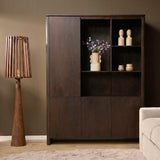 Regal XL Dallas Braun Mangoholz 160 cm