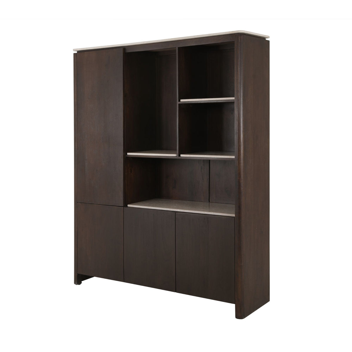 Einlegeboden Regal XL Dallas Beige Marmor Set mit 4