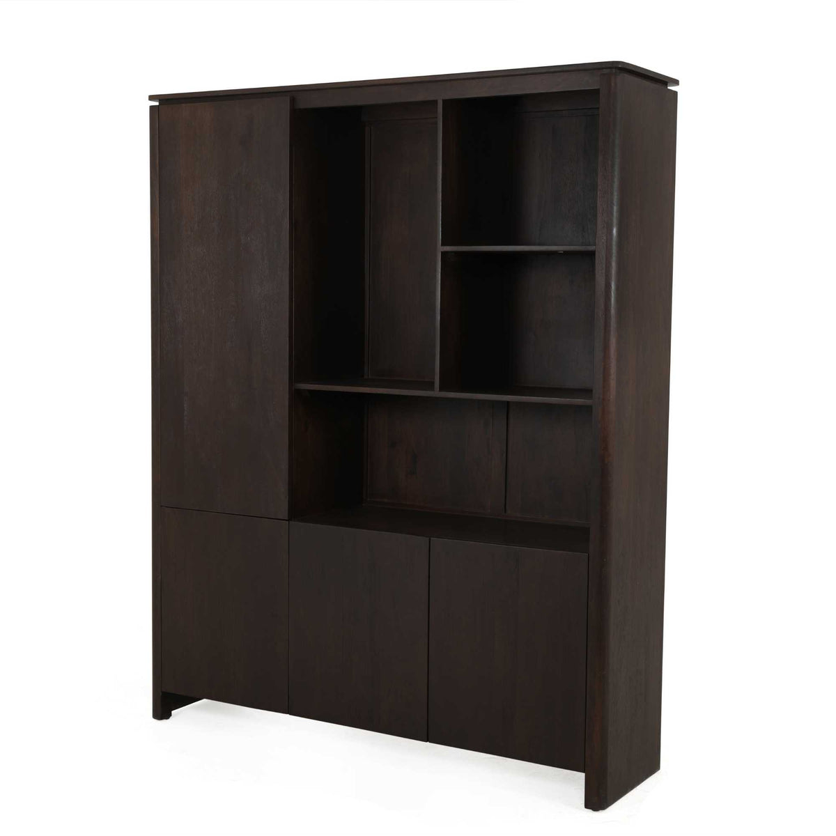Regal XL Dallas Braun Mangoholz 160 cm