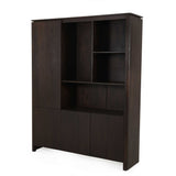 Regal XL Dallas Braun Mangoholz 160 cm