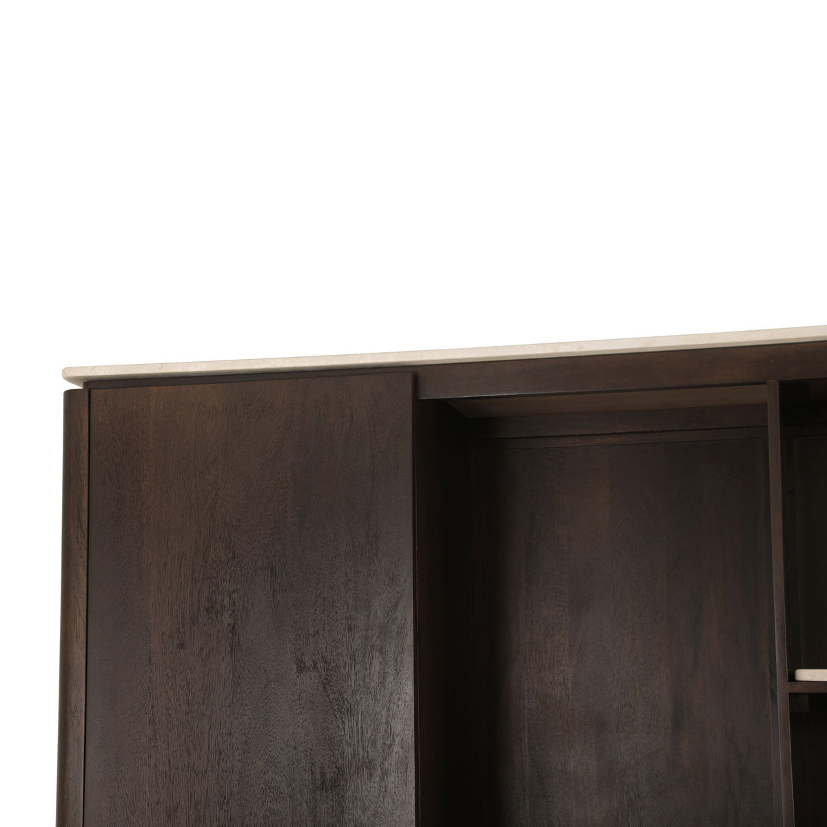 Aufsatzplatte Regal XL Dallas Braun Marmor