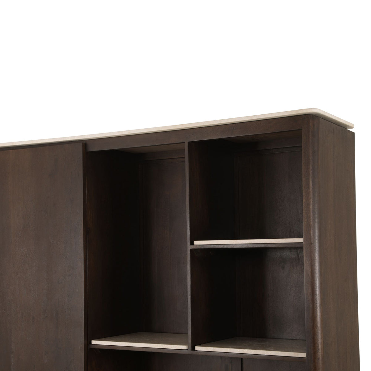 Aufsatzplatte Regal XL Dallas Braun Marmor