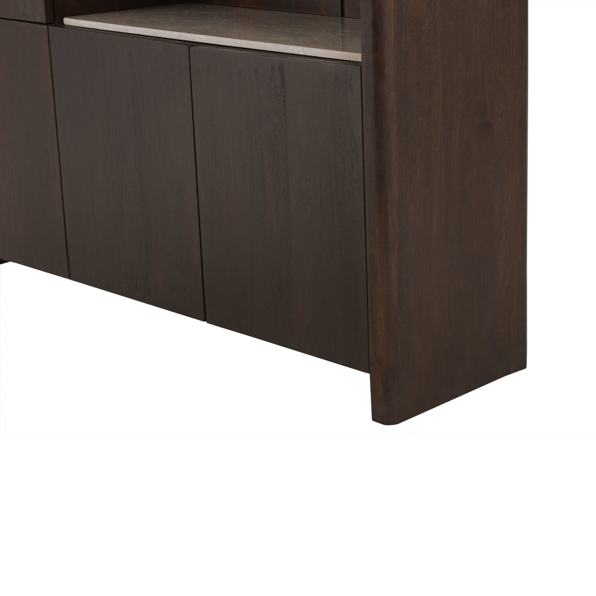 Aufsatzplatte Regal XL Dallas Braun Marmor