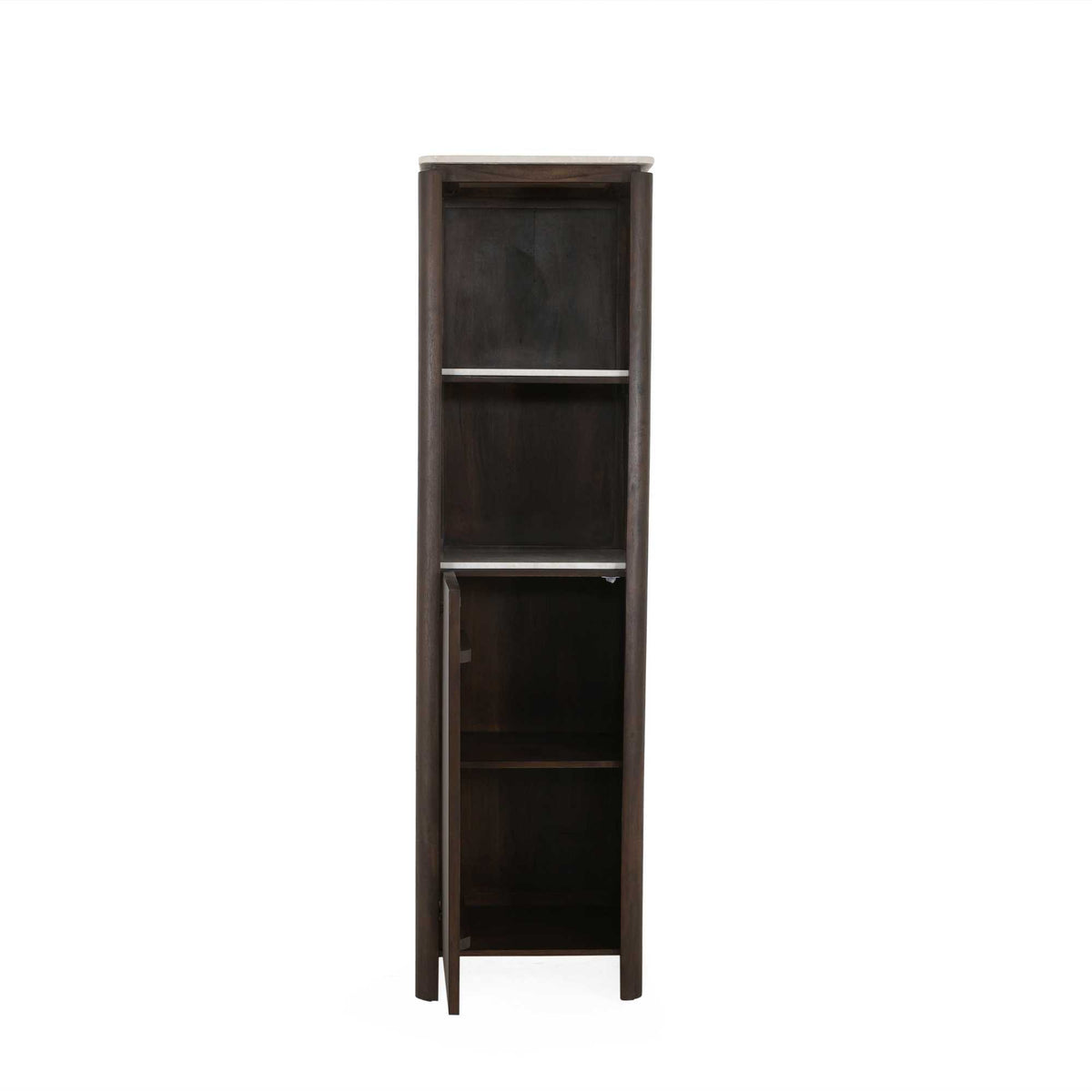 Bücherregal Dallas Braun Mangoholz 55 cm