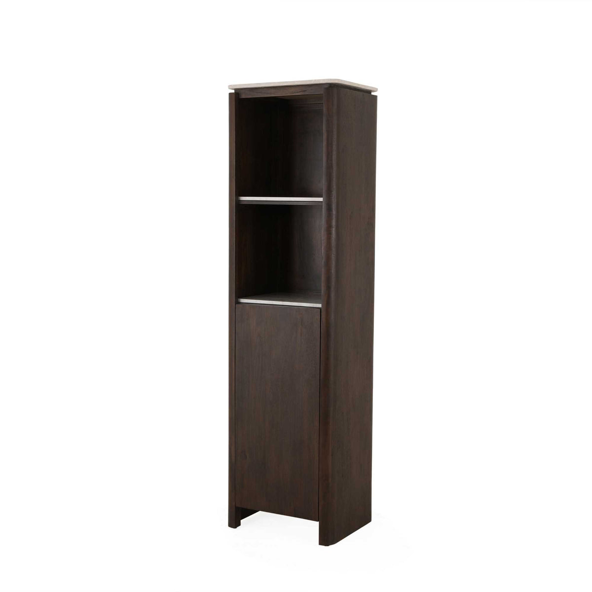 Bücherregal Dallas Braun Mangoholz 55 cm