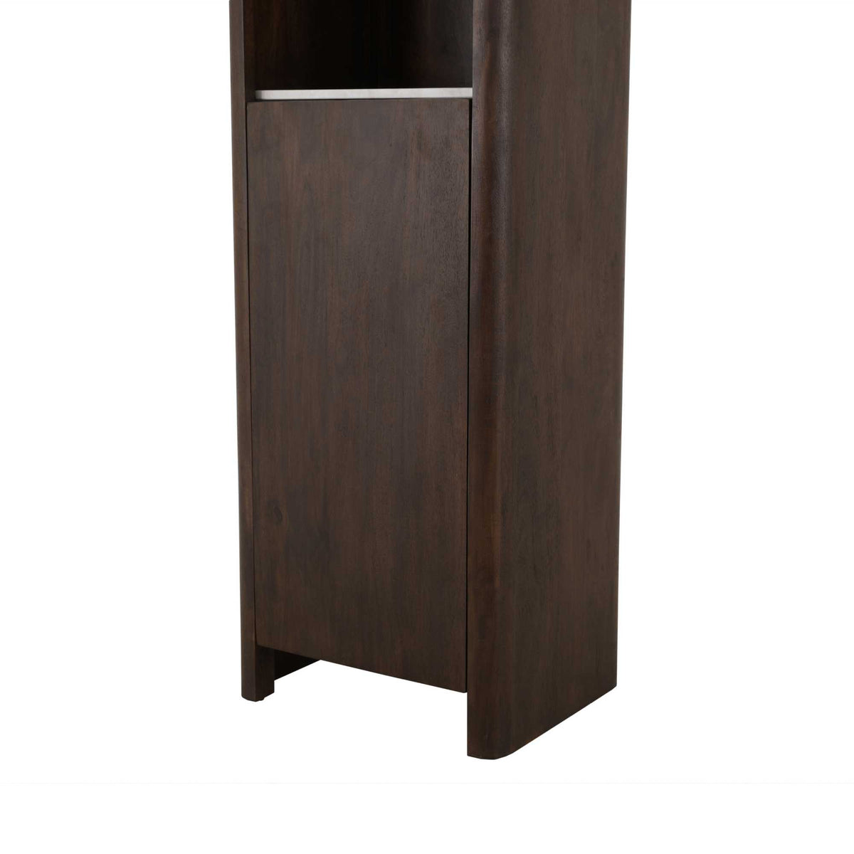Bücherregal Dallas Braun Mangoholz 55 cm