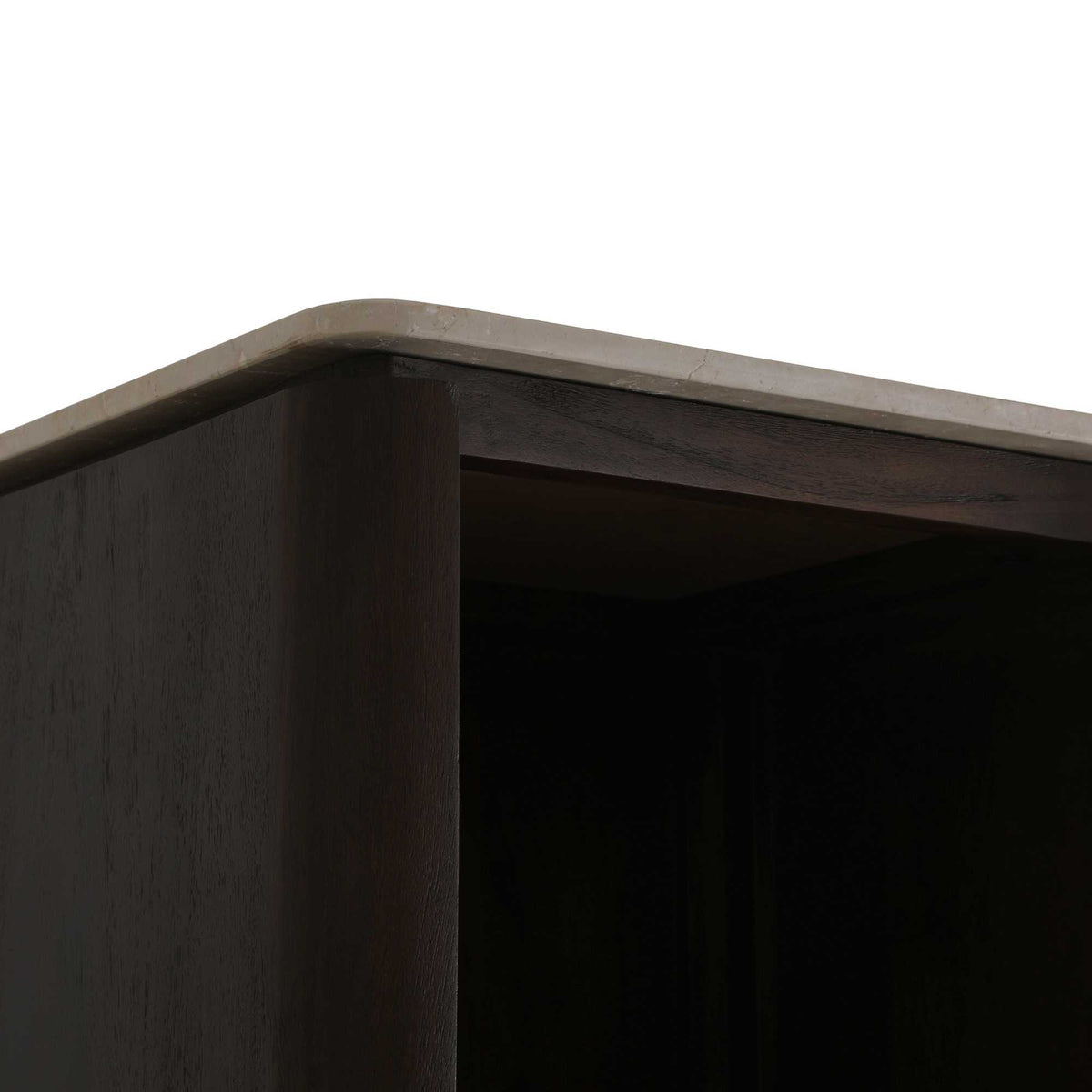 Bücherregal Dallas Braun Mangoholz 55 cm
