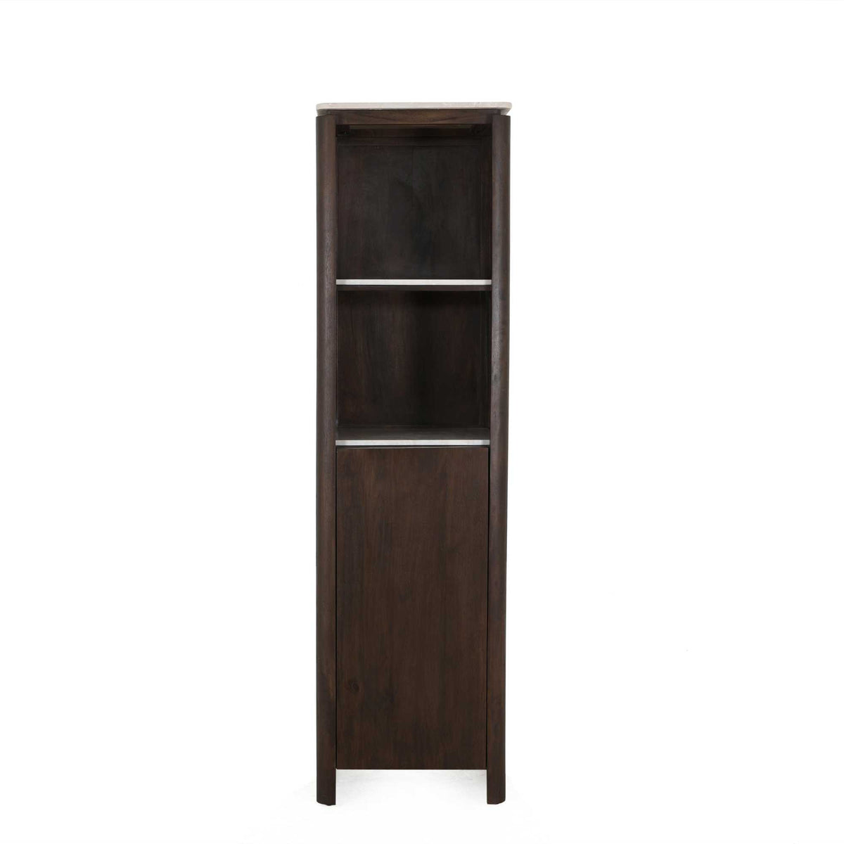 Bücherregal Dallas Braun Mangoholz 55 cm