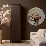 Kabinettschrank Dallas Braun Mangoholz 55 cm