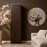 Kabinettschrank Dallas Braun Mangoholz 55 cm