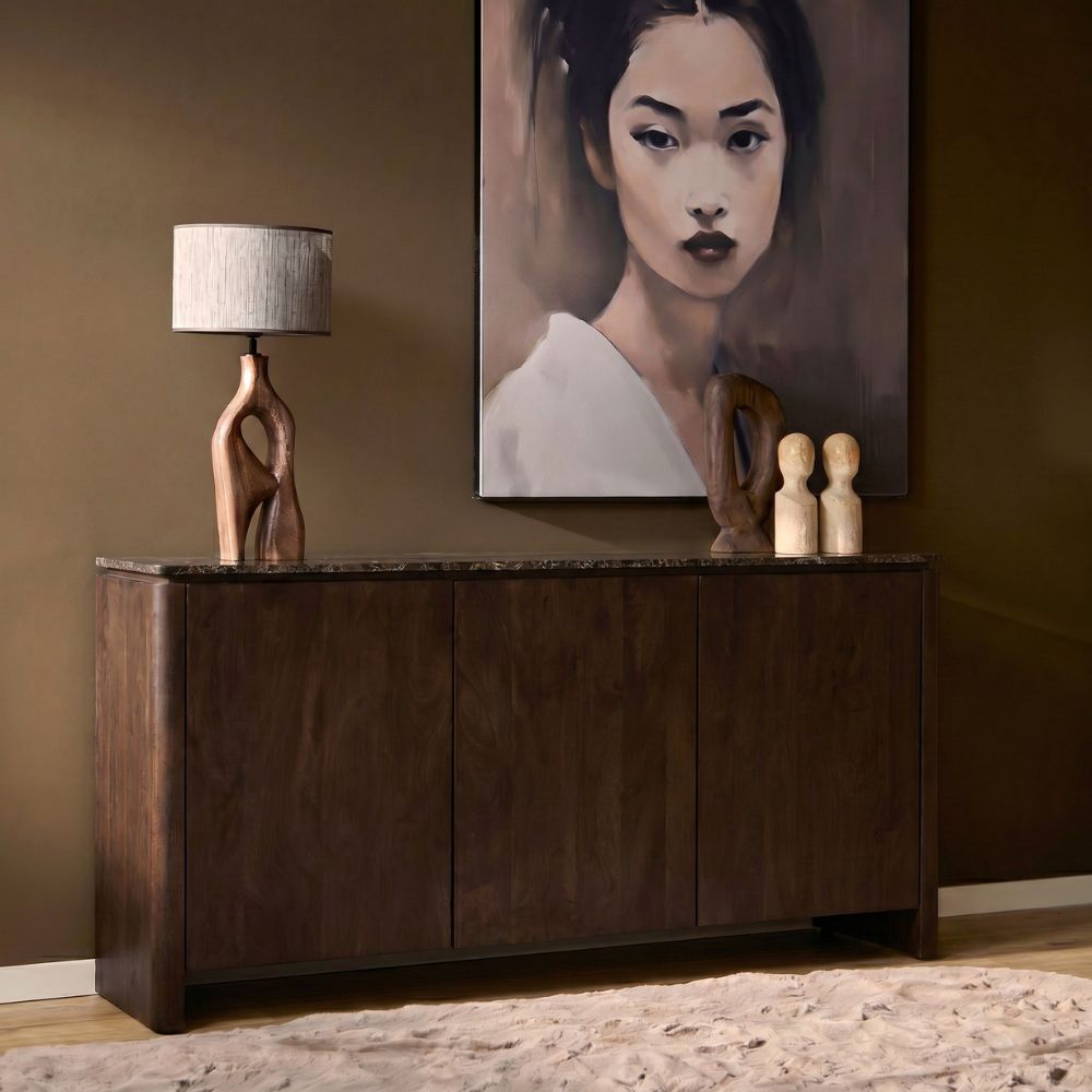 Sideboard Dallas Braun Mangoholz 165 cm