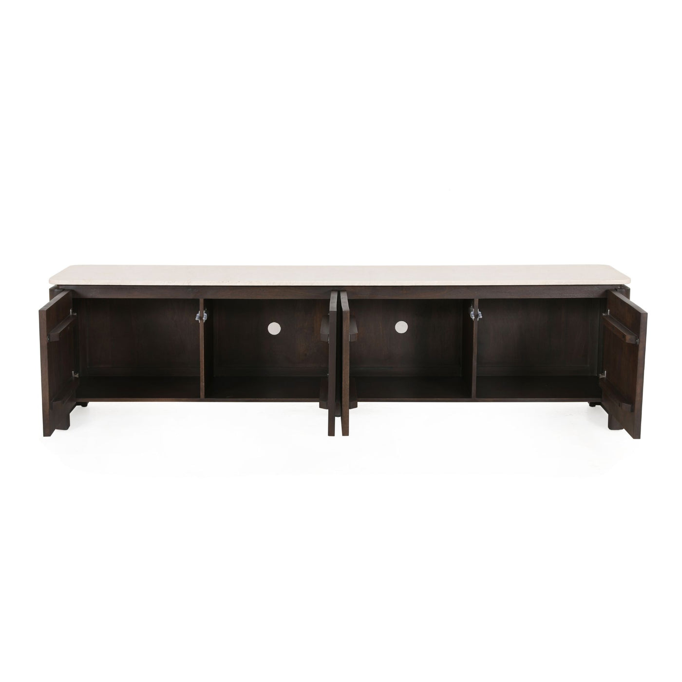 TV-Lowboard Dallas Mangoholz massiv, in 2 Farben, 210 cm