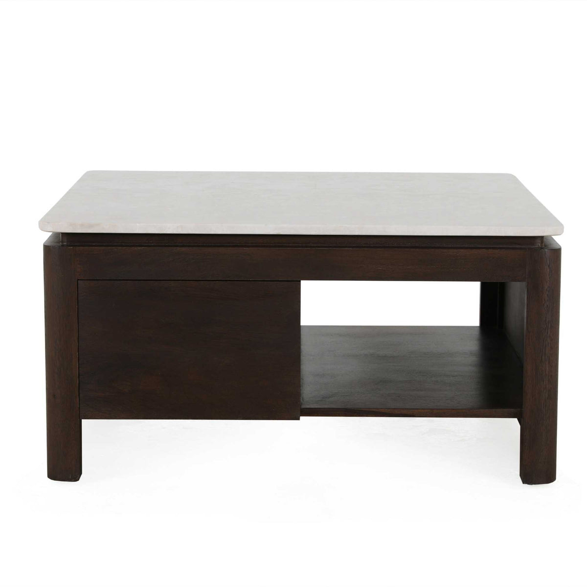 Couchtisch quadratisch Dallas Braun Mangoholz 80 cm