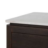 Couchtisch quadratisch Dallas Braun Mangoholz 80 cm