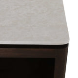 Couchtisch quadratisch Dallas Braun Mangoholz 80 cm
