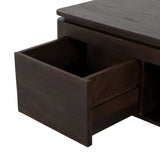 Couchtisch quadratisch Dallas Braun Mangoholz 80 cm