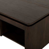 Couchtisch quadratisch Dallas Braun Mangoholz 80 cm