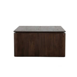 Couchtisch quadratisch Dallas Braun Mangoholz 80 cm