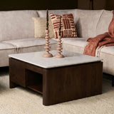 Couchtisch quadratisch Dallas Braun Mangoholz 80 cm