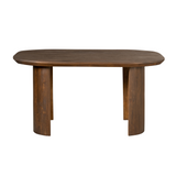 Schreibtisch Maré Braun Mangoholz 150 cm