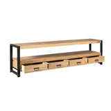 TV-Lowboard Britt Natur Mangoholz in 4 Größen