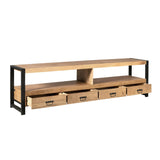 TV-Lowboard Britt Natur Mangoholz 220 cm