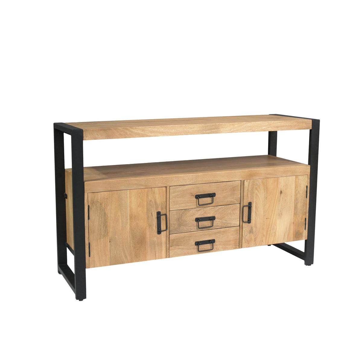 Sideboard Britt Natur Mangoholz in 4 Größen