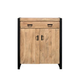 Kabinettschrank Britt Natur Mangoholz 100 cm