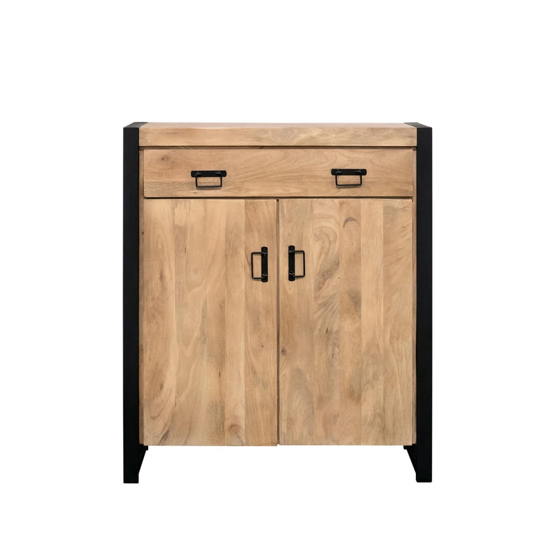 Kabinettschrank Britt Natur Mangoholz 100 cm