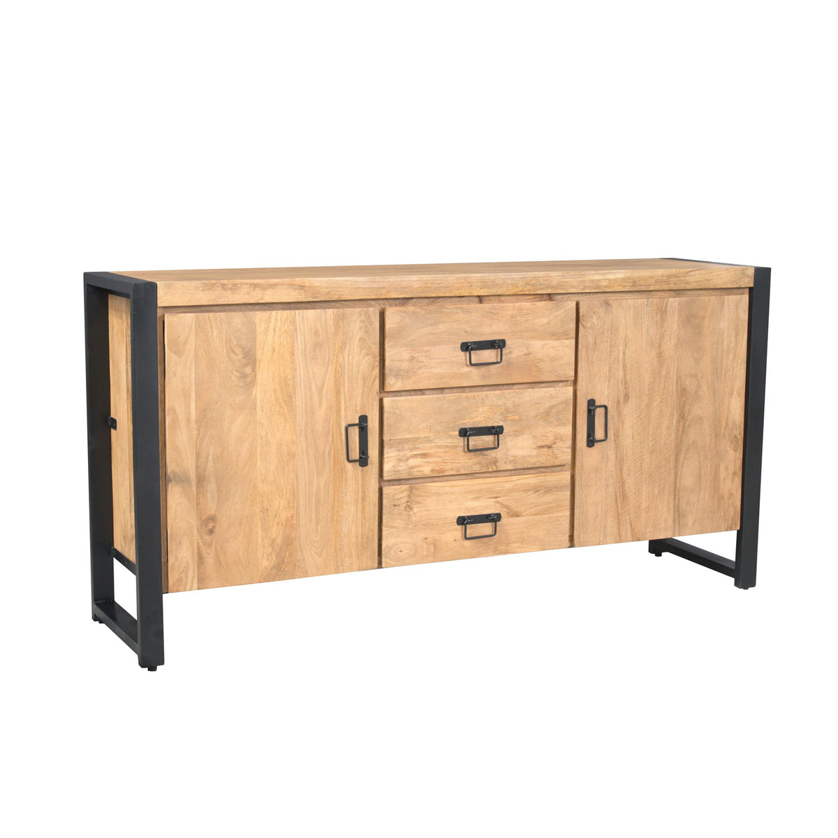Sideboard Britt Natur Mangoholz in 4 Größen