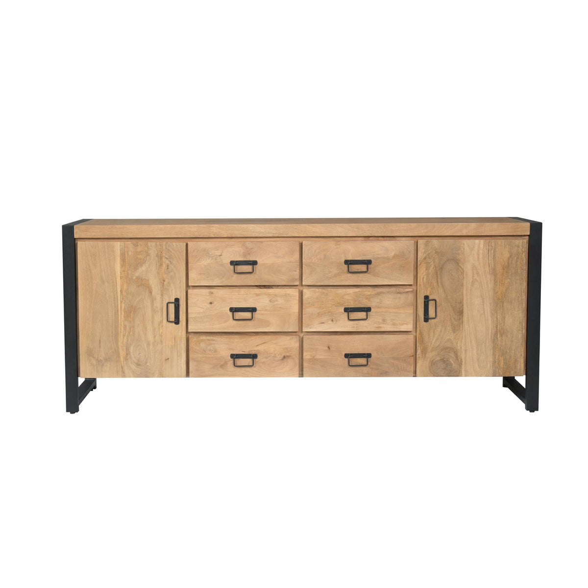 Sideboard Britt Natur Mangoholz in 4 Größen
