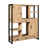 Regal Britt Natur Mangoholz 150 cm