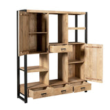 Regal Britt Natur Mangoholz 150 cm